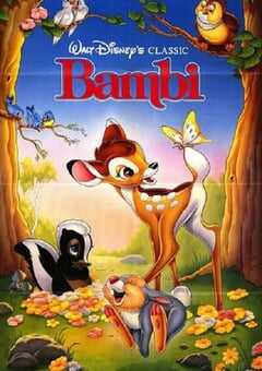 1942年美国经典动画片《小鹿斑比》蓝光国粤英3语双字 4K网盘迅雷下载